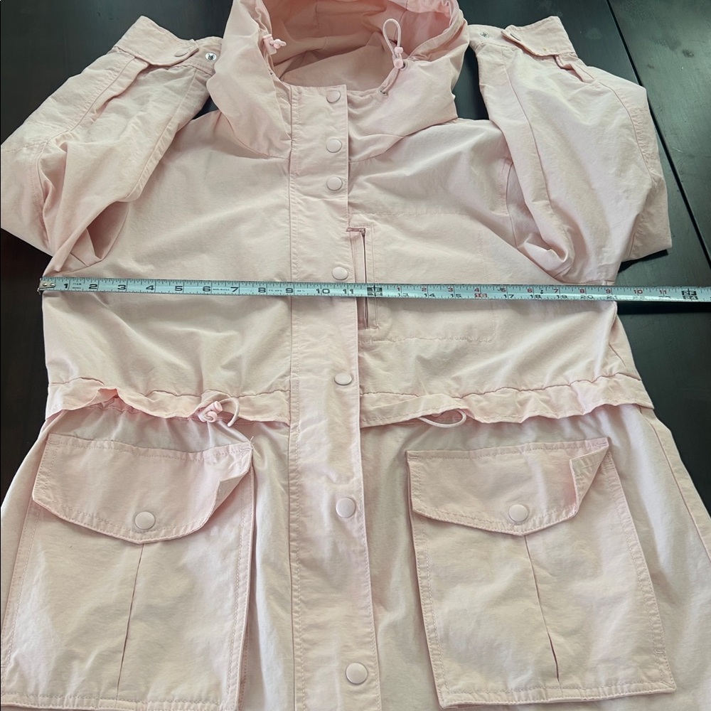 J. Crew Light Pink Hooded Utility Jacket - Picture 10 of 16